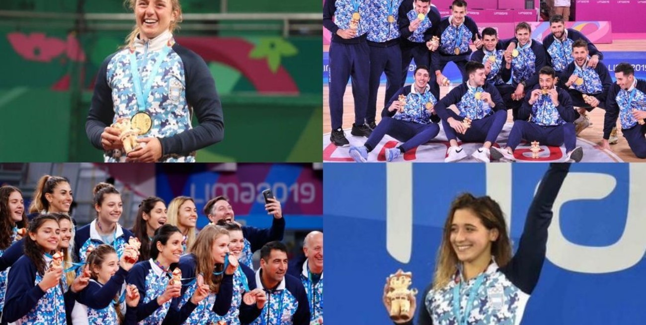 Argentina tuvo la mejor cosecha de medallas en Juegos Panamericanos fuera del país