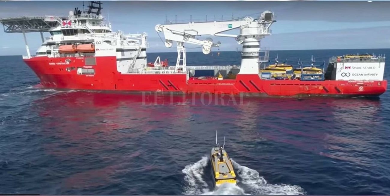 ARA San Juan: el Seabed Constructor hizo un nuevo contacto a 800 metros de profundidad