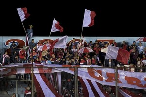 ELLITORAL_255820 |  Archivo La hinchada del Tate de visitante en este 2019 frente a Barracas Central, por Copa Argentina.