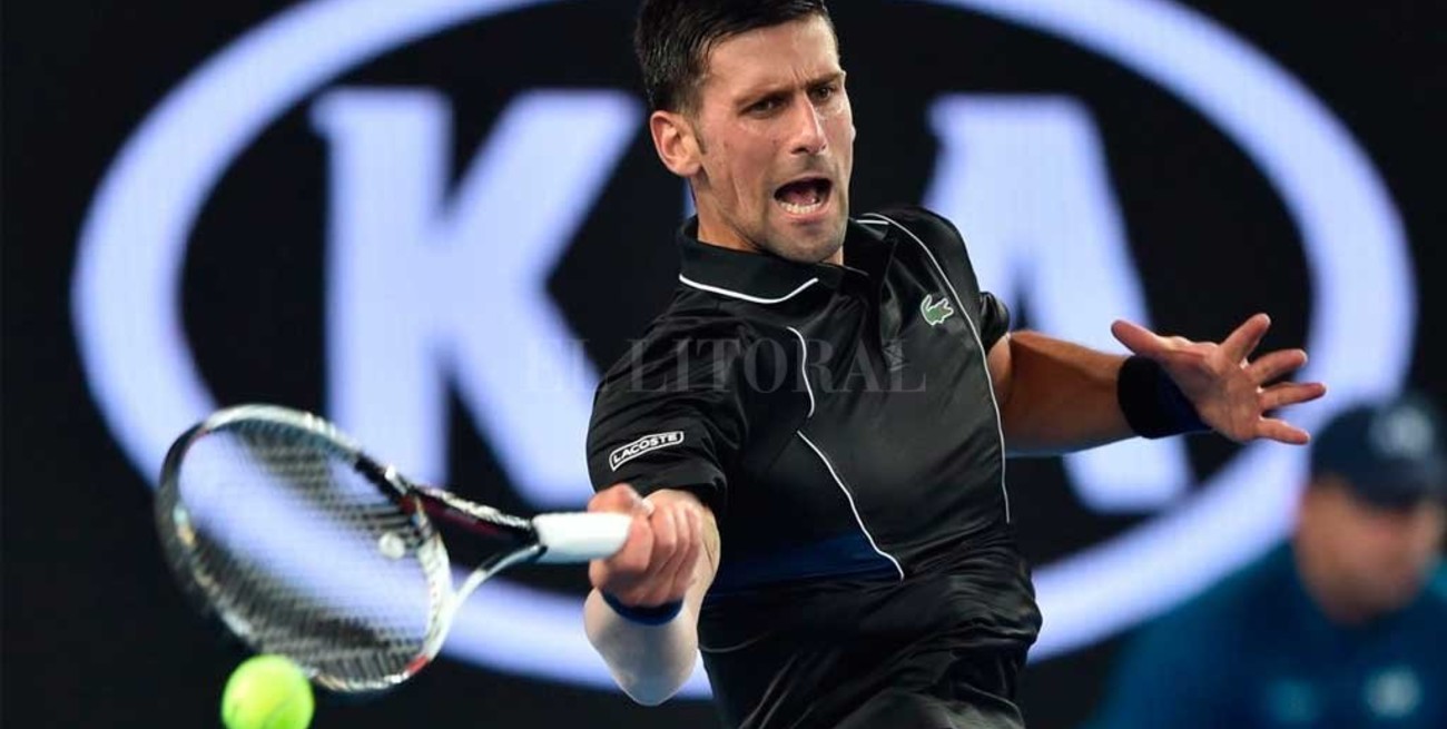 Djokovic alcanzó los octavos de final del Abierto de Australia