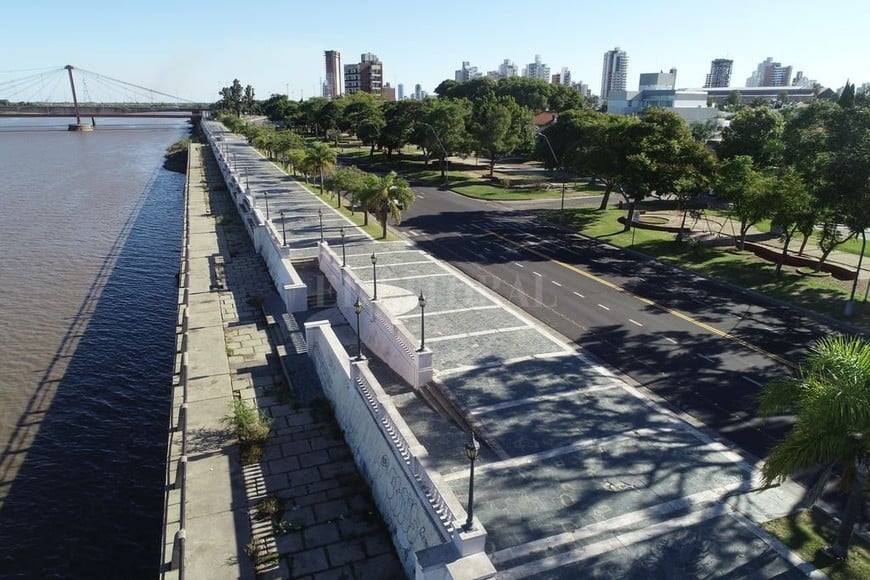 ELLITORAL_293063 |  Fernando Nicola La ciudad de Santa Fe en plena cuarentena.