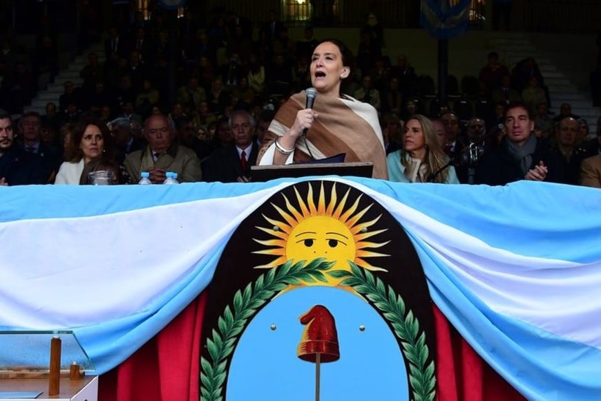 ELLITORAL_218071 |   Cuando al campo se le saca el pie de encima, demuestra lo que es capaz de hacer , dijo la vicepresidente en su discurso.