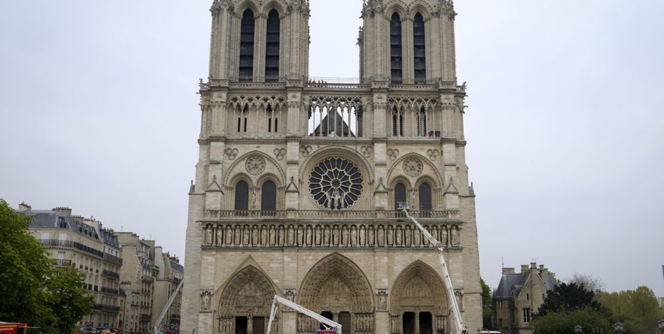 Notre Dame abrió sus puertas a la prensa para dar cuenta de su restauración tras el incendio