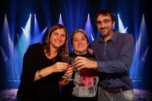 Gentileza Producción Maju Tempe, Tati Pérez y Ru-Ru Porta conforman la agrupación Sarasa Company.