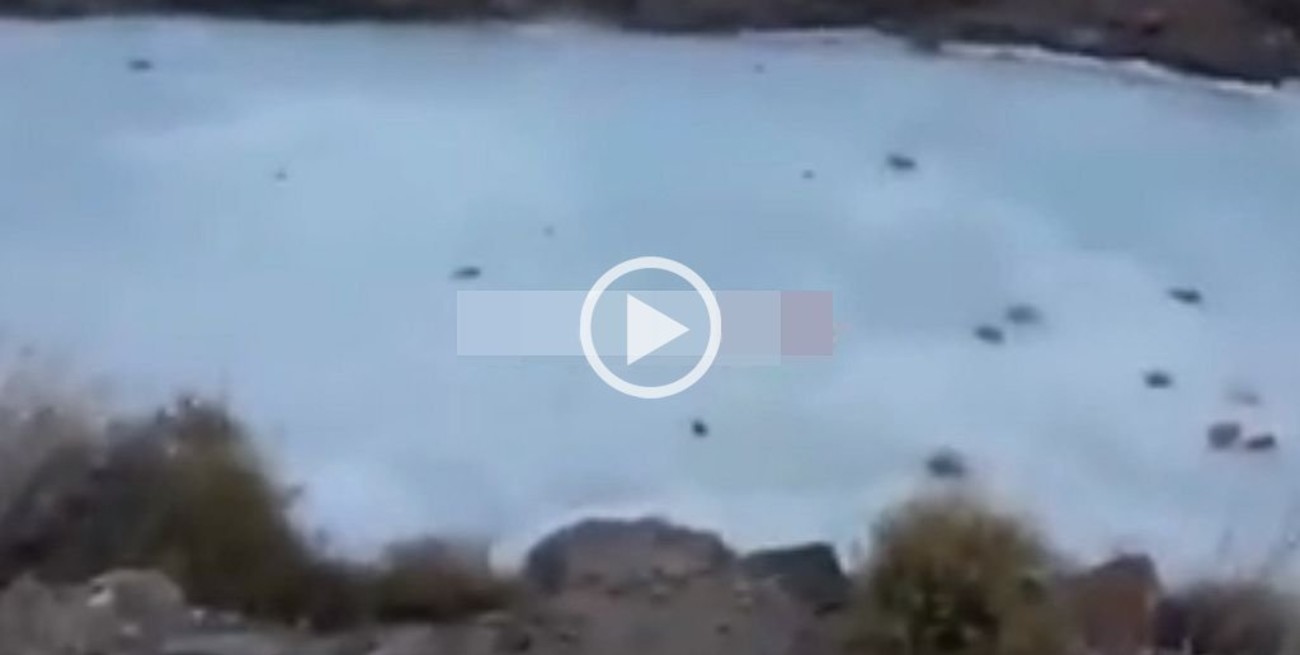 Video: Se congeló un arroyo en la puna jujeña