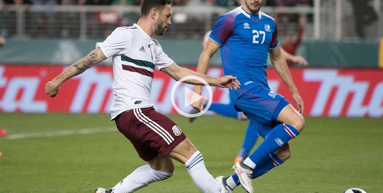 Islandia, rival de Argentina, fue goleado por México
