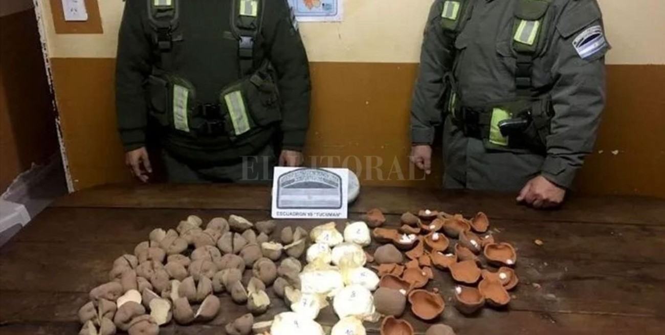 Intentaba ingresar cocaína por Jujuy en "papas de cerámica"