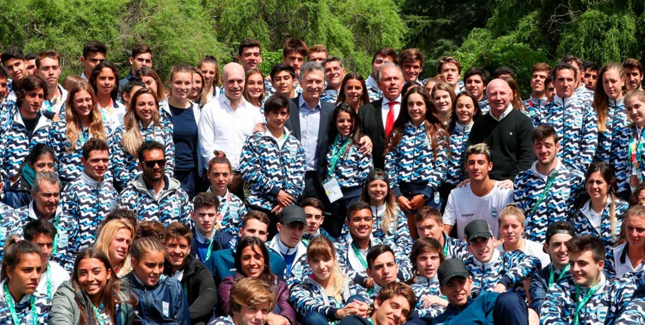 Macri felicitó a los deportistas juveniles olímpicos