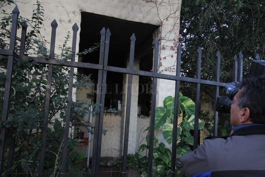 ELLITORAL_184132 |  Guillermo Di Salvatore Un desastre. Las pérdidas en la vivienda de Guadalupe fueron totales. Afortunadamente, la familia salió ilesa del siniestro.