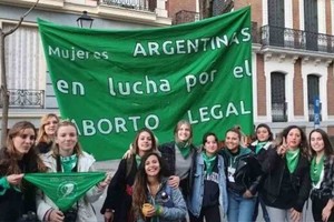 ELLITORAL_286405 |  Gentileza Mujeres españolas se unieron a favor del reclamo realizado en Argentina.
