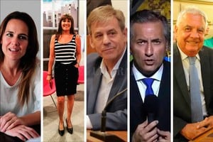 El Litoral De izquierda a derecha. Anita Martínez, Susana Rueda, Emilio Jatón, Marcelo Lewandowski y Ricardo Porta