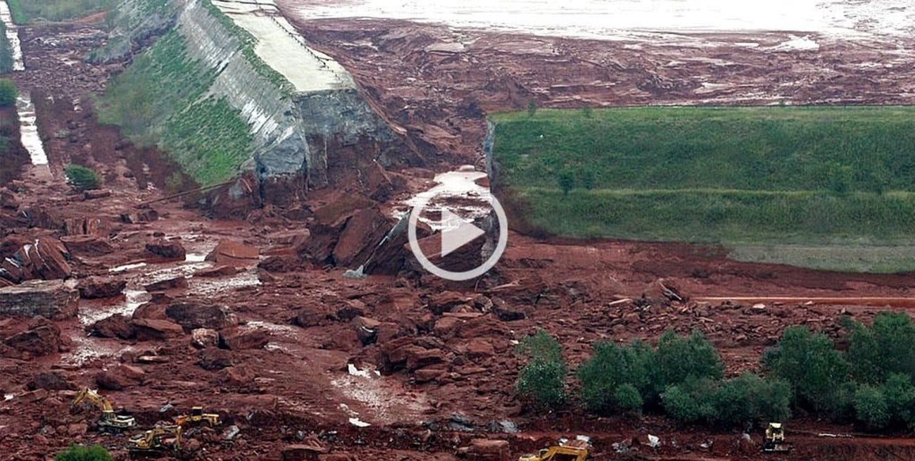 Varios muertos, cientos de desaparecidos y casas arrasadas por el lodo en Brasil