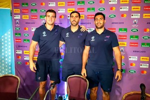 ELLITORAL_263273 |  El Litoral. Protagonistas. Boffelli, Fernández Lobbe y De la Fuente. Los jóvenes rosarinos secundando al  Puma de Bronce .