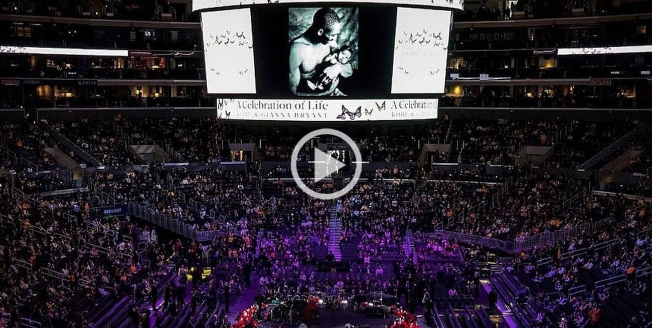En vivo: el funeral de Kobe Bryant en el Staples Center