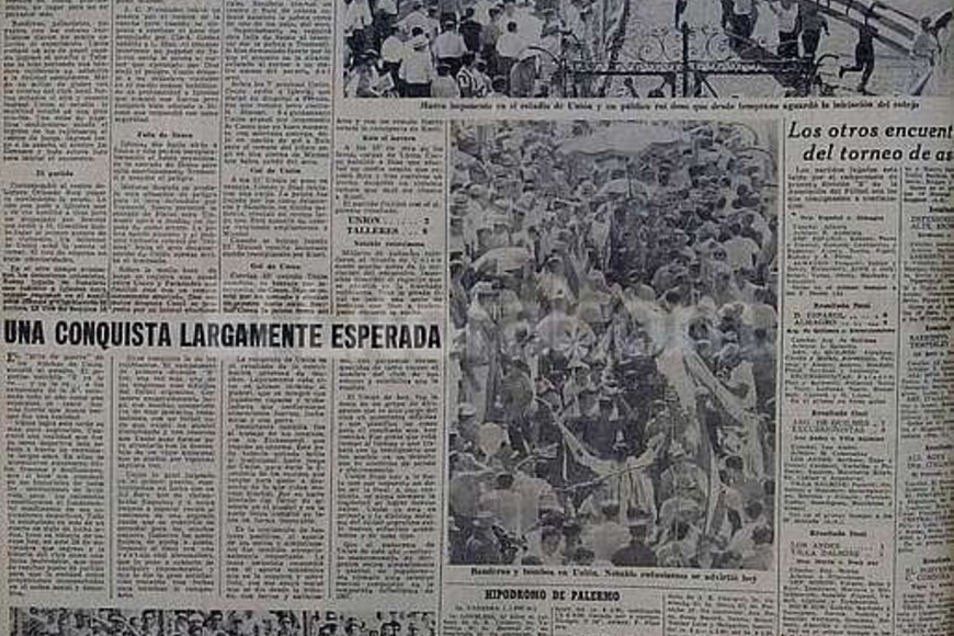 ELLITORAL_167061 |  Archivo El Litoral Así lo cubrió El Litoral. La reproducción de una de las páginas de El Litoral de hace 50 años, testigo indiscutido de la historia santafesina.