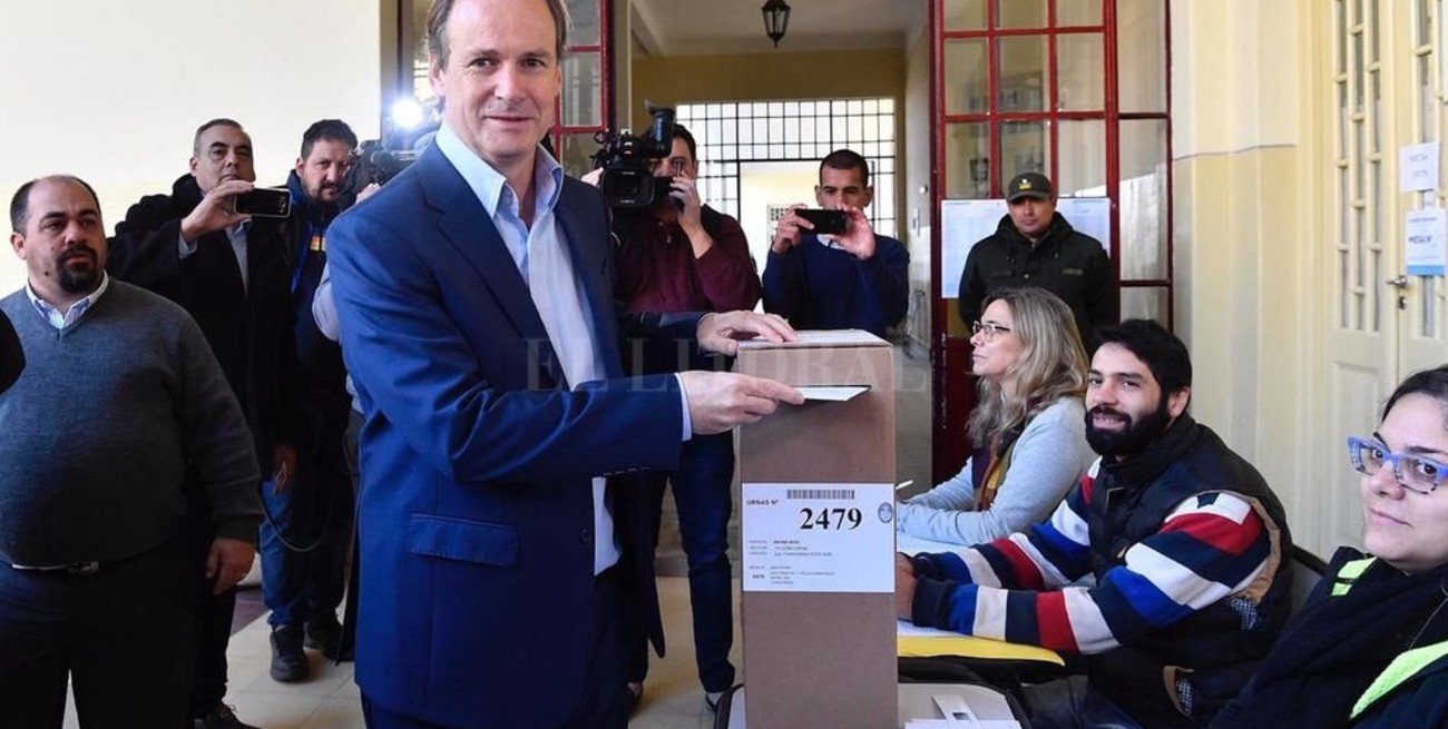 Elecciones en Entre Rios: el voto de Gustavo Bordet