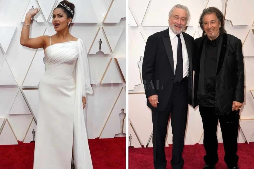 ELLITORAL_284618 |  AFP Salma Hayek - Robert De Niro y Al Pacino