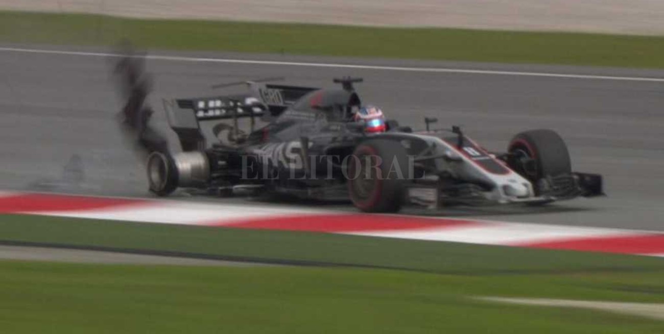 Video: impactante choque en la F1 a 300 km/h