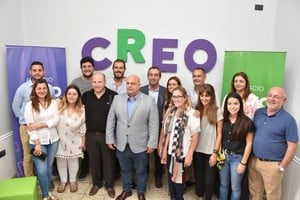 Flavio Raina Dirigentes de varios lugares de la provincia se congregaron en esta capital para la apertura del local político.