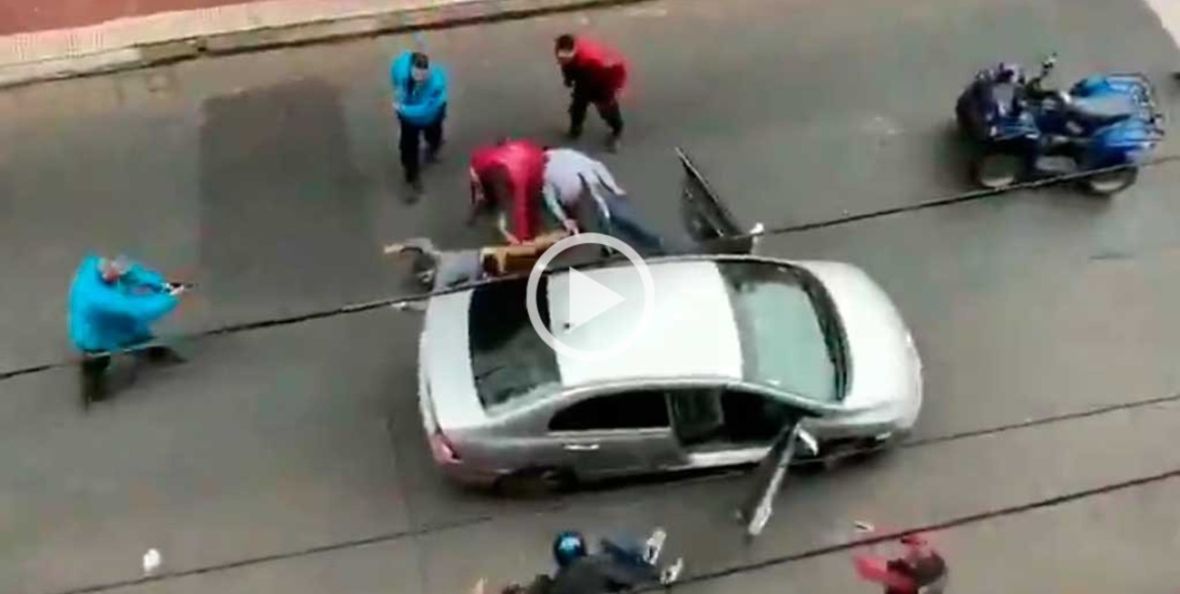 Video: detienen a una banda de ladrones tras haber robado en un restaurante