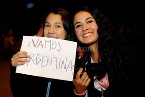 ELLITORAL_163335 |  Télam La selección de fútbol llegó a Salsipuedes y revolucionó el pueblo de 10 mil habitantes