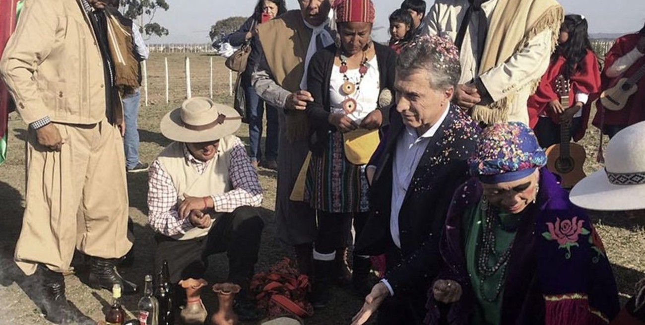 Macri: "que la Pachamama nos ayude a construir la Argentina que queremos"