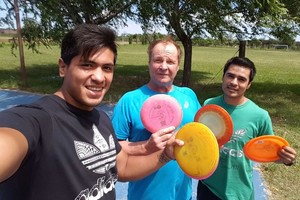 Como en su casa. Braian Toledo está en el Card junto a su flamante entrenador, el finlandés Kari Ihalainen, y Mauricio Villalba. Está muy cómodo y se queda hasta fin de mes.