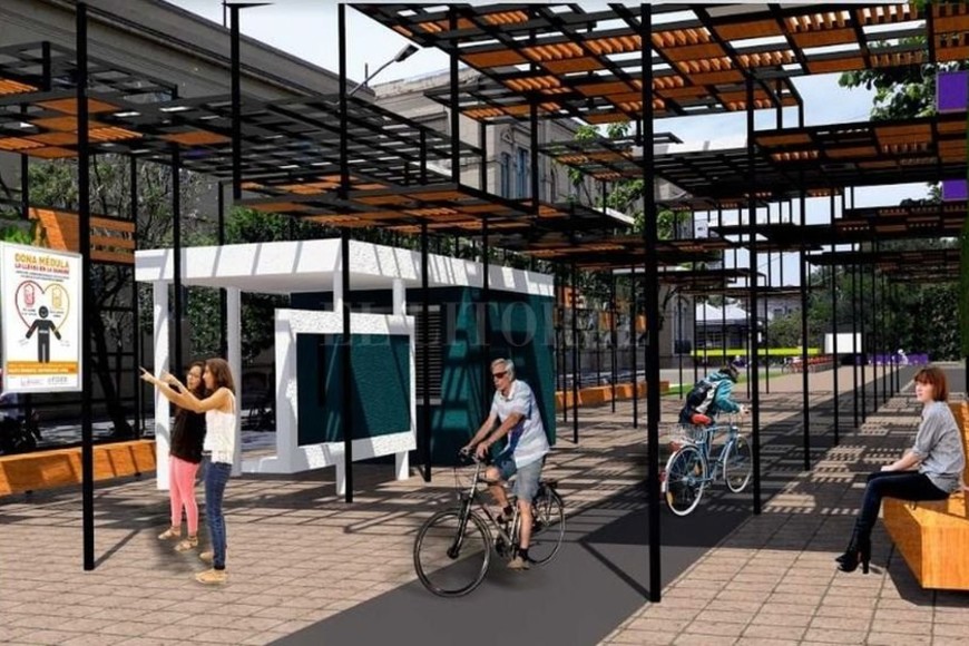 ELLITORAL_204039 |  Agencia El proyecto mejoraría las condiciones de espera de los familiares de los pacientes y ayudaría al ingreso de las ambulancias.