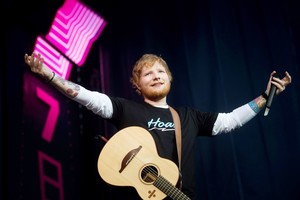 ELLITORAL_277584 |  Luca Piergiovanni/EPA-EFE/Shutterstock Mandatory Credit: Photo by Luca Piergiovanni/EPA-EFE/Shutterstock (10302578e)Ed Sheeran performs during a concert at Wanda Metropolitano stadium in Madrid, Spain, 11 June 2019.Ed Sheeran in concert, Madrid, Spain - 11 Jun 2019