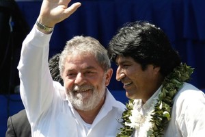 ELLITORAL_208021 |  Internet Lula Da Silva y Evo Morales firmaron acuerdos de cooperación entre sus países cuando Lula era presidente.