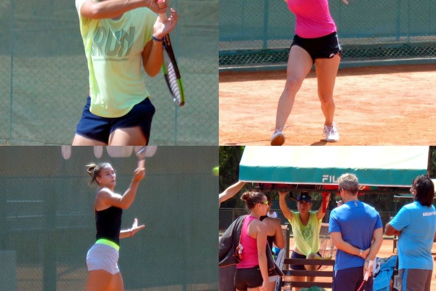 ELLITORAL_202877 |  Blog de tenistas argentinas Intensa jornada de entrenamiento un jueves de mucho calor para el equipo.