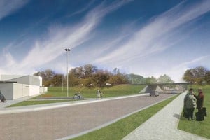 ELLITORAL_181333 |  Maqueta gentileza MCSF Nexo vial. Así quedará la obra una vez que este terminada, de acuerdo a esta maqueta digital que elaboró el municipio.