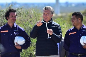 ELLITORAL_226510 |  Imagen ilustrativa. Macri en la inauguración de un parque eólico en Puerto Madryn.