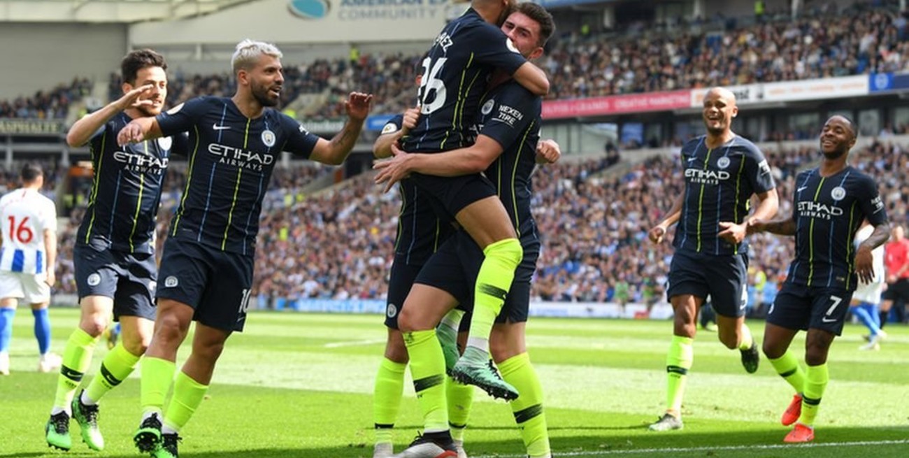 El Manchester City de Agüero goleó y se consagró campeón de la Premier League
