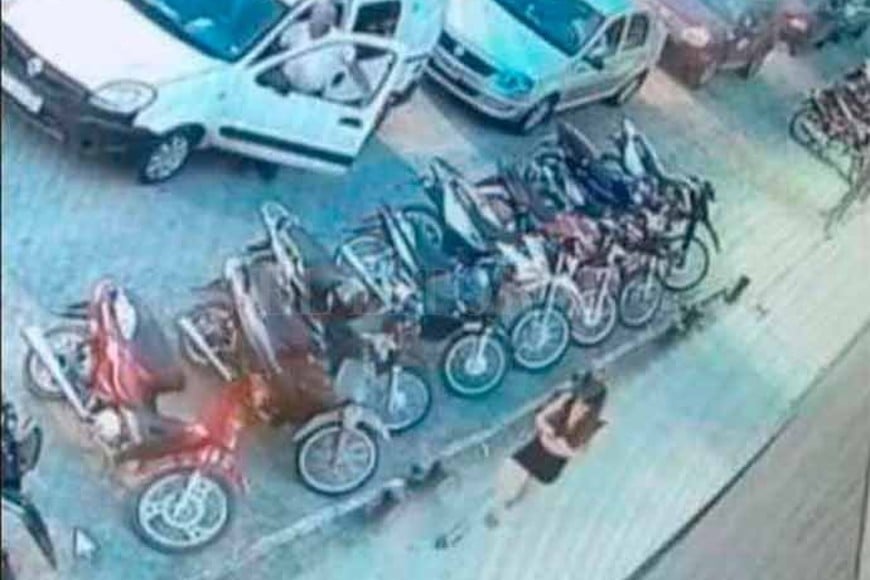 ELLITORAL_235176 |  Gentileza La imagen de una cámara de seguridad a las afueras del boliche