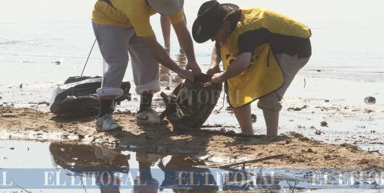 Más de 400 voluntarios limpiaron las playas junto con el Municipio