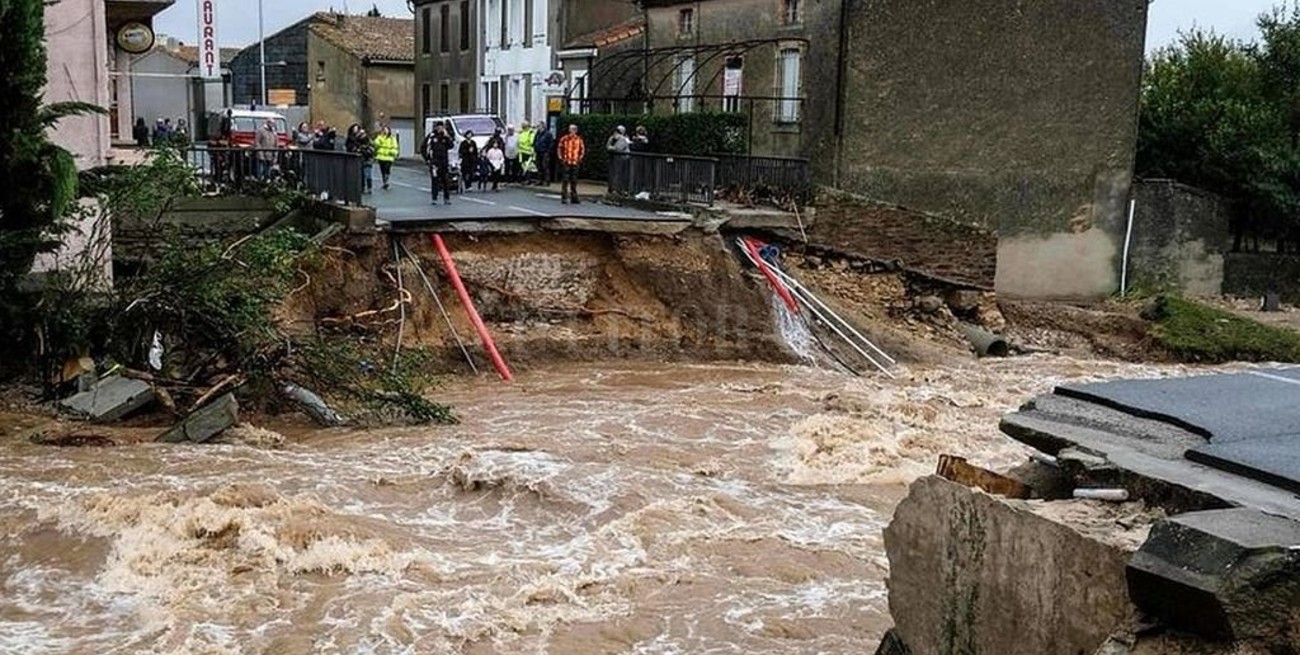 Al menos once muertos por inundaciones en el sur de Francia