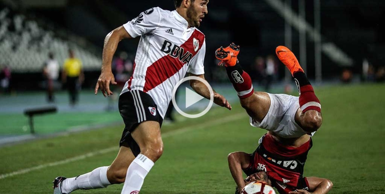 River rescató un empate en su visita a Flamengo