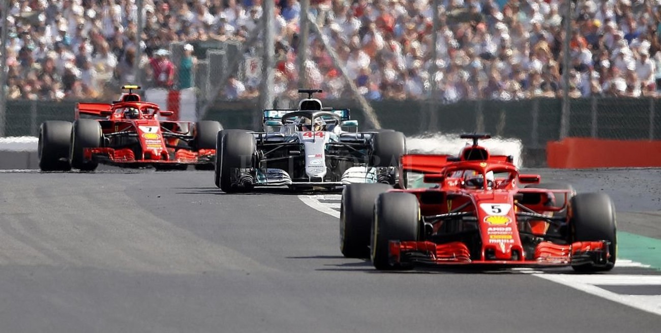 Vettel ganó en la casa de Hamilton y estiró la diferencia como líder del campeonato