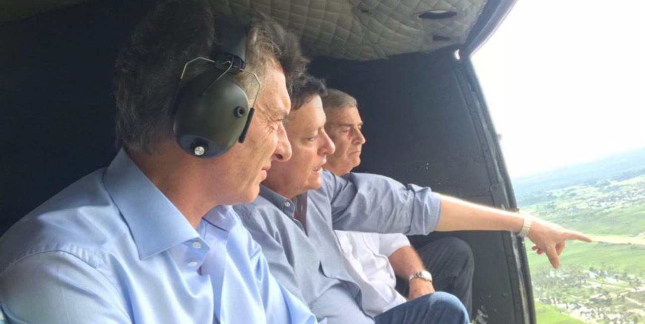 Macri visitó a los pobladores de Chaco afectados por las inundaciones