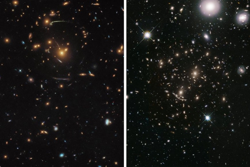 ELLITORAL_225506 | Nasa Hubble en Twitter Unas de las tantas imágenes espectaculares del Telescopio Hubble, donde podemos ver clusters (regiones de galaxias), constelaciones, y millones de estrellas.