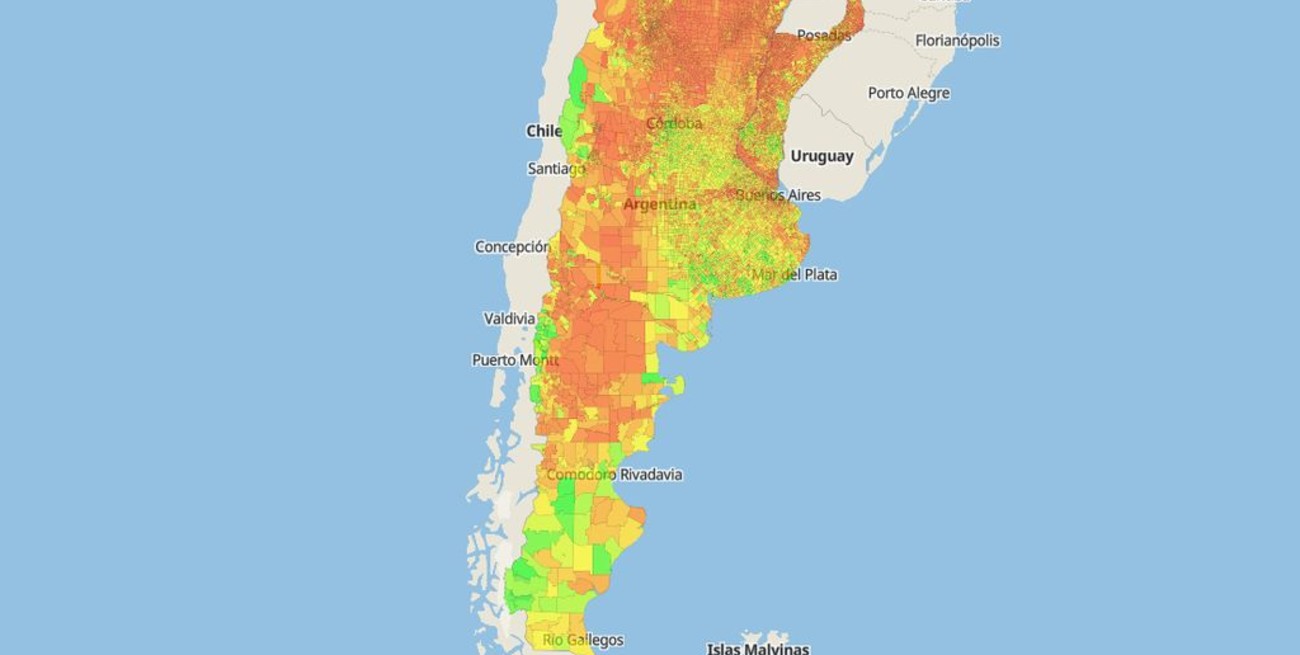 Mapa interactivo: dónde se vive mejor y peor en el país