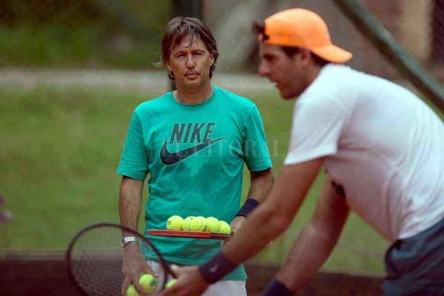 ELLITORAL_315057 |  Anibal Greco Dúo exitoso 2. Franco Davin y Juan Martín del Potro, juntos alcanzaron la gloria como entrenador-jugador en 2009, en el US Open.