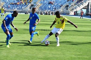 ELLITORAL_323737 |  El Litoral Selección Colombia. Con apenas 20 años, Yeiler Góez jugó y fue figura en el Sudamericano de Chile, clasificando a su equipo para el Mundialito FIFA Sub 20 que debe jugarse en Polonia.