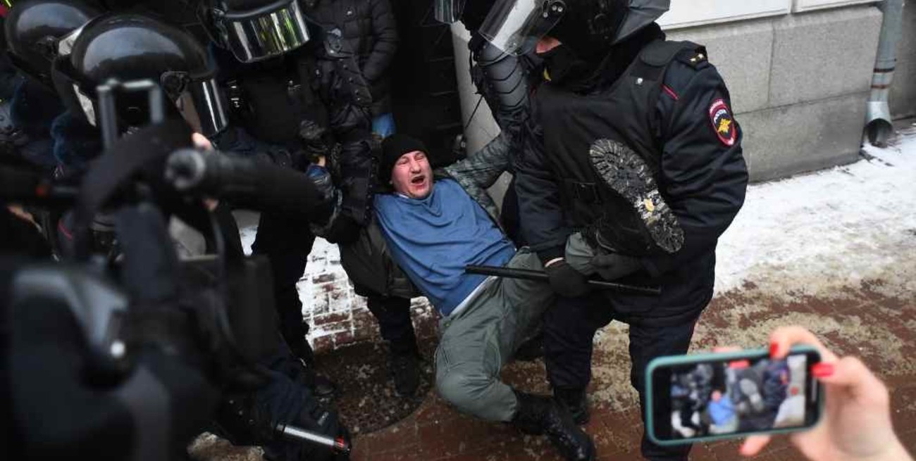 Rusia: nuevas protestas opositoras con detenciones y denuncias contra EEUU  
