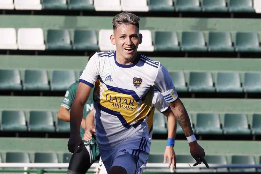 ELLITORAL_380716 |  Gentileza @BocaJrsOficial Luis Vázquez, quien abrió el marcado para el equipo de Sebastián Battaglia