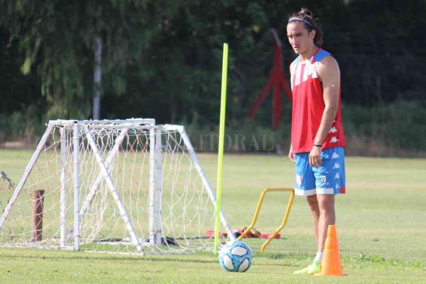 ELLITORAL_354985 |  Gentileza Prensa Club Unión Mauro Pittón, el  hijo pródigo  que pidió su regreso a la institución para tener continuidad y darle otra vez envión a su carrera. Este lunes hizo su primer entrenamiento.