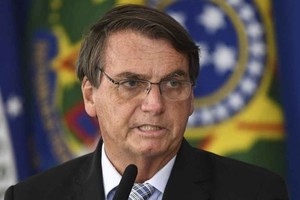 ELLITORAL_397091 |  Gentileza Jair Bolsonaro, presidente de Brasil. El año que viene buscará la reelección.