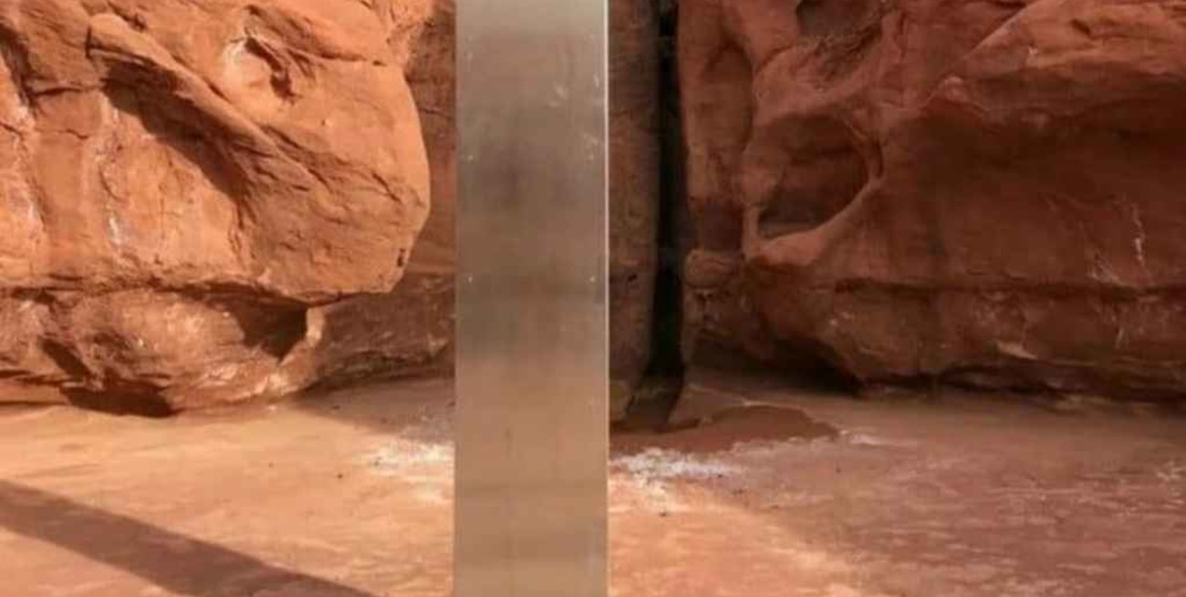 Un fotógrafo reveló qué pasó con el monolito de metal que apareció en el desierto de Utah 