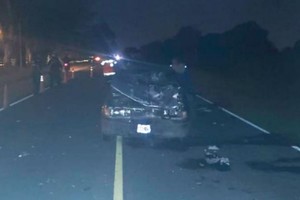 Gentileza El automóvil que impactó contra la moto en la que se trasladaba la menor